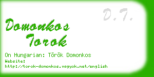 domonkos torok business card